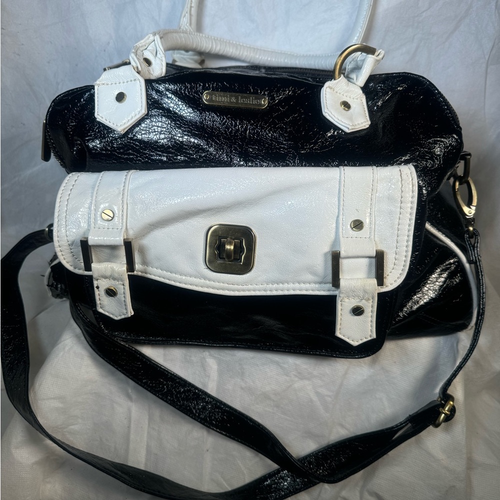 Timi & Leslie Black and White Women's Bag